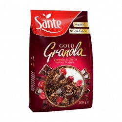 SANTE Granola Gold Brownie Cherry - 300g ovsené vločky