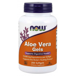 Now Aloe Vera Gels 200:1 250 softgels