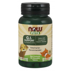 NOW PETS G.I. Support for Dogs/Cats 90 tabl.