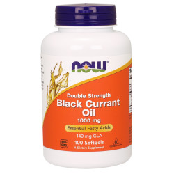 NOW Black Currant Oil 1000 mg 100 softgels