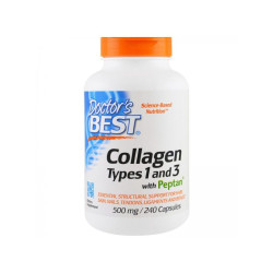 Doctors Best Collagen Types I and III 240 kaps.