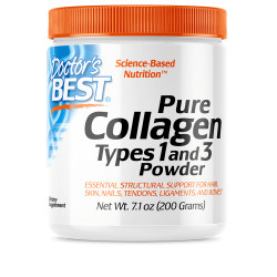 Doctor's Best Collagen Types I and III Powder 200 g