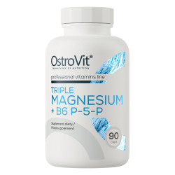 OSTROVIT Triple Magnesium + B6 P-5-P 90 kaps.