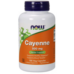 Now Cayenne 500 mg 100 kaps.