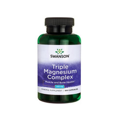 SWANSON - Triple Magnesium Complex 400mg - 100caps.