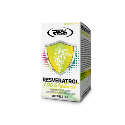 REAL PHARM Reveratrol 100% Natural 90tabs.