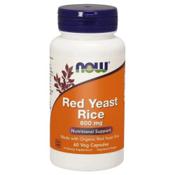 Now Red Yeast Rice 600 mg 60 kaps.