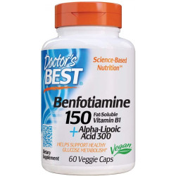 
Doctor's Best Benfotiamine with Alpha Lipoic Acid 300 mg 60vegkap.