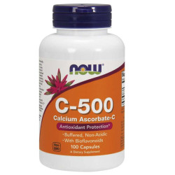 NOW C-500 Buffered  + Calcium Ascorbate 100 kaps.