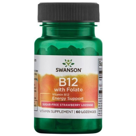 Swanson Vitamin B12 with Folate -60 tabl.