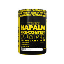 Fitness Authority Xtreme Napalm Pre-Contest Pumped Stimulant Free 350 g - Mango Lemon