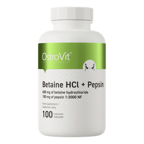 OSTROVIT Betaine HCl + Pepsin -100 kaps.