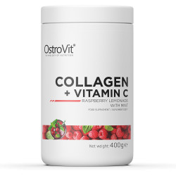 OSTROVIT Collagen + Vitamin C - Raspberry lemonade with mint 400 g