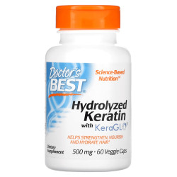 DOCTOR'S BEST Hydrolyzed Keratin 500 mg 60 kaps.