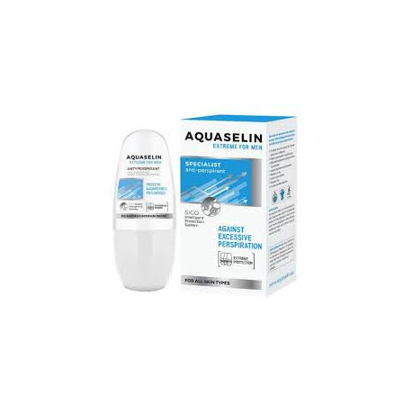 AQUASELIN Extreme Men Specialized roll-on antiperspirant 50ml