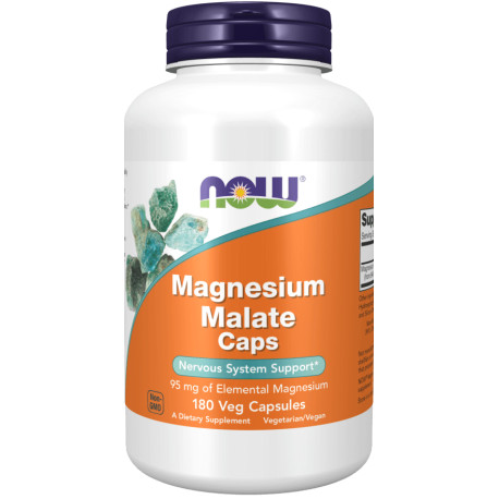 NOW Magnesium Malate 180 kaps.