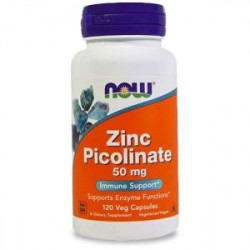 NOW Zinc Picolinate 50mg - 120vegcaps.