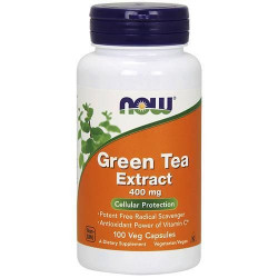 NOW Green Tea Extract 400mg 100vegcaps.