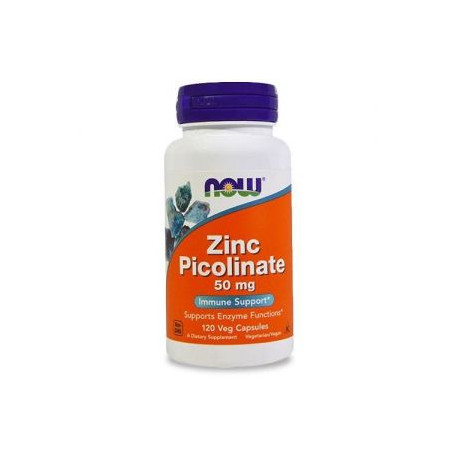 NOW Zinc Picolinate 50mg - 120vegcaps.