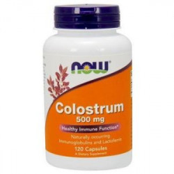 NOW Colostrum 500mg 120 caps.