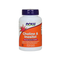 NOW Choline and Inositol 100vcaps