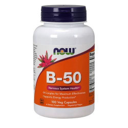 NOW Vitamin B-50 100vegcaps.