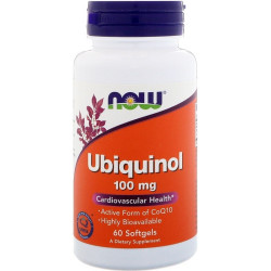 NOW Ubiquinol 100mg 60 softgels