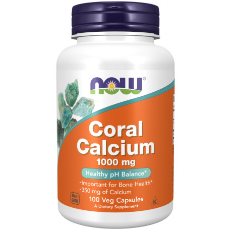 NOW Coral Calcium 1000mg 100veg caps.