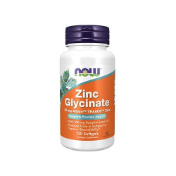 NOW Zinc Glycinate with Pumpkin Seeds Oil 30mg-120 softgels