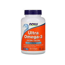 NOW Ultra Omega 3 500EPA/250DHA - 180softgels