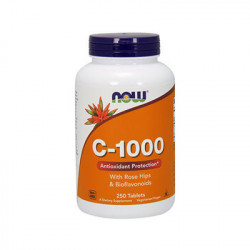 NOW Vitamin C-1000 with Rose Hips&Bioflavonoid - 250 tabl.
