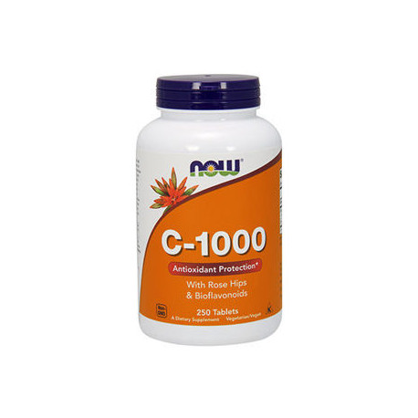 NOW Vitamin C-1000 with Rose Hips&Bioflavonoid - 250 tabl.